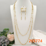 XDJ Fashion Longchain and Earrings Set 001