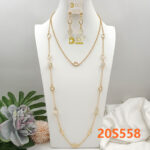 XDJ Fashion Longchain and Earrings Set 018