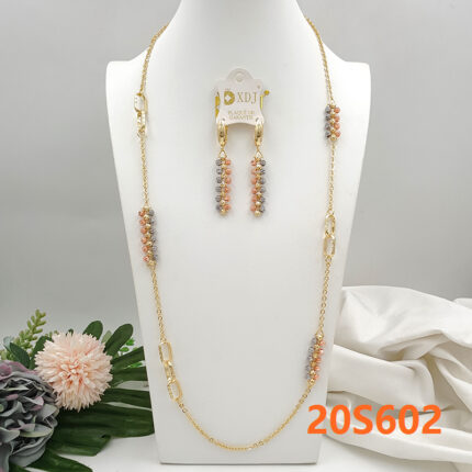 XDJ Fashion Longchain and Earrings Set 021